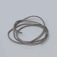 85 cm hell-graufarbenes Synthetik-Suede-Band 85 cm hell-graufarbenes Synthetik-Suede-Band